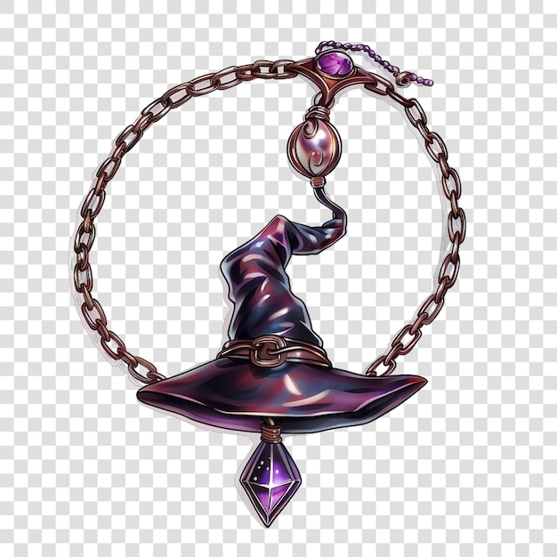 PSD witch necklace fantasy medival