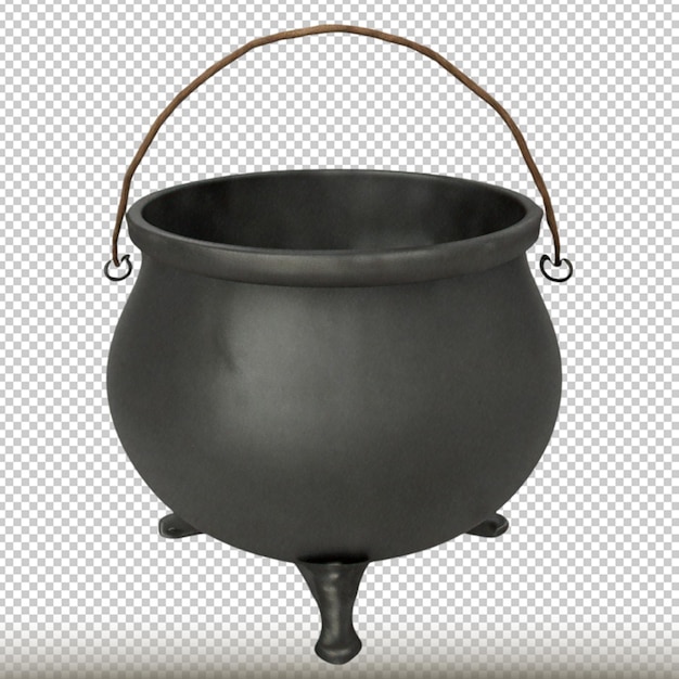 Witchs Cauldron isolated on transparent background