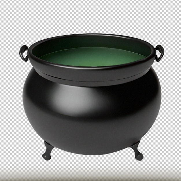 Witchs Cauldron isolated on transparent background