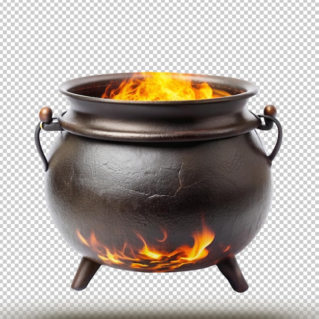 Witchs Cauldron isolated on transparent background