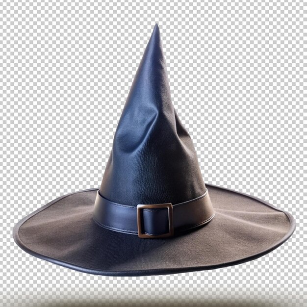 PSD witchs hat isolated on transparent background