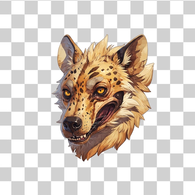 PSD a wolf head with a wolf head on it