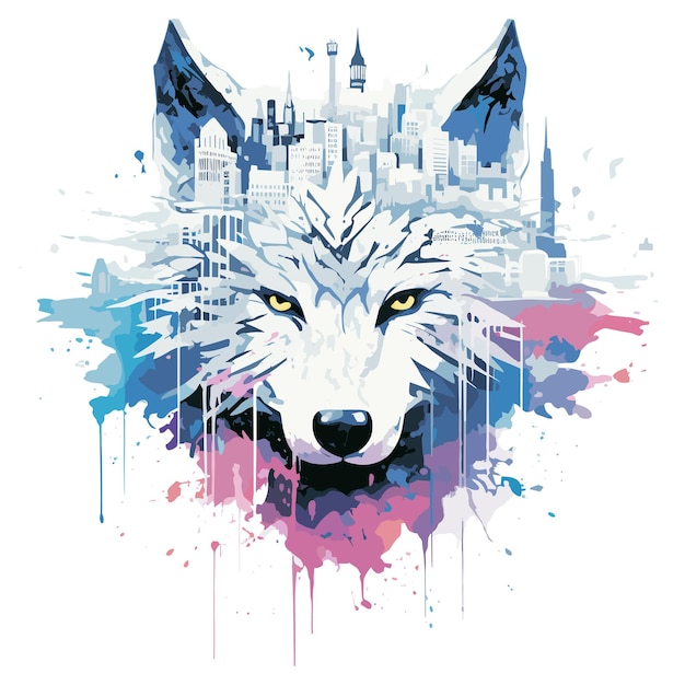 PSD wolf predator animal beauty nature wildlife discovery