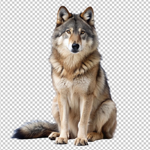 PSD wolf sitting set