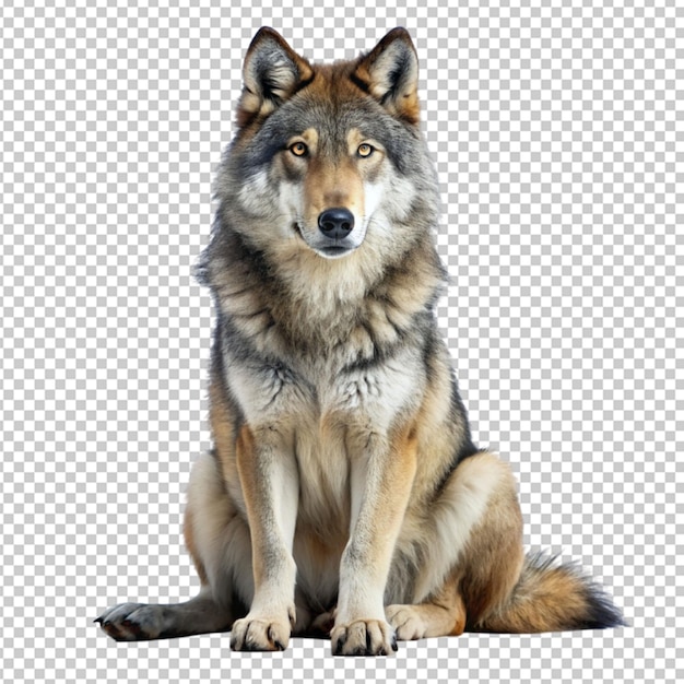 PSD wolf sitting set