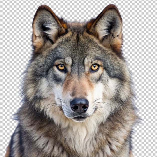 PSD wolf transparent background