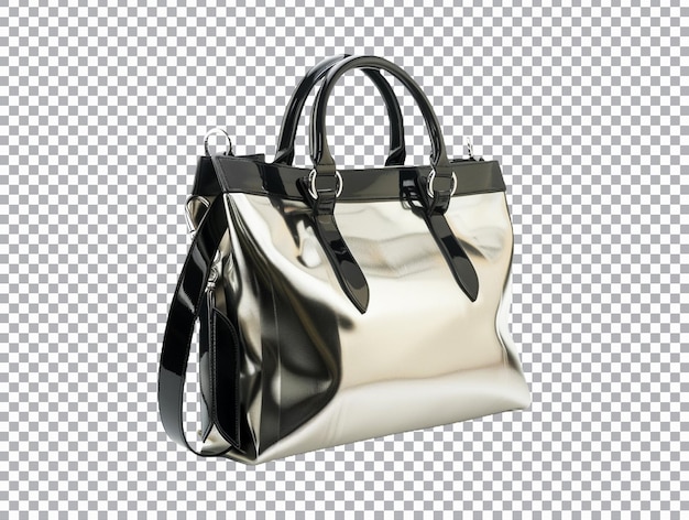 PSD woman hand bag on a transparent background