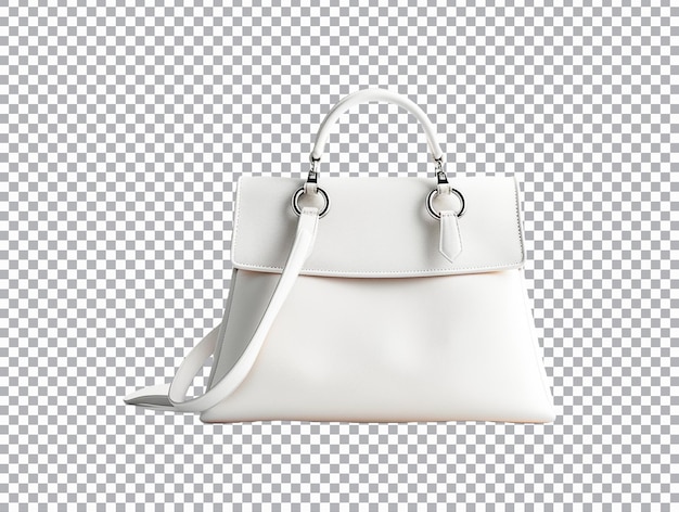 PSD woman hand bag on a transparent background