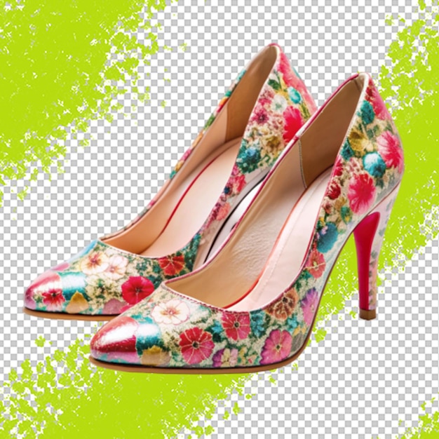 PSD woman high heel shoes