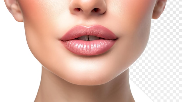 PSD a woman with a pink lip that says  lips