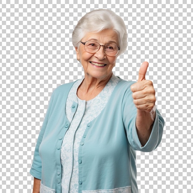 a woman with a thumbs up sign that says thumbs up