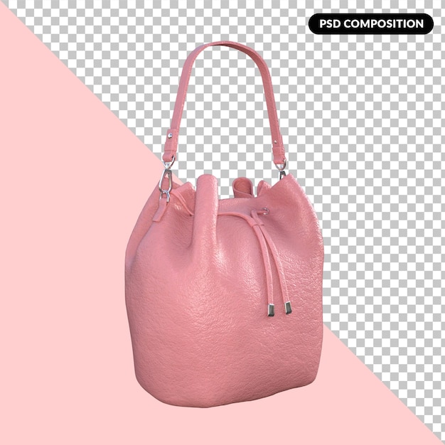 Women's bag 3d rendering