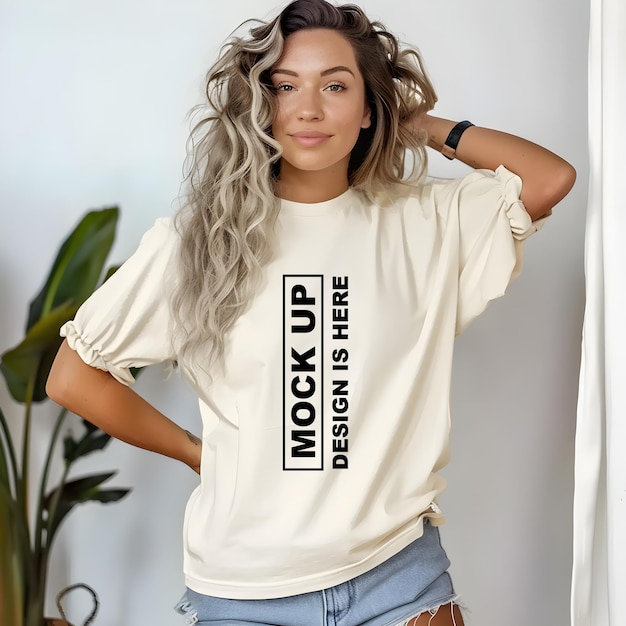 PSD women tshirt mockup girl tshirt mockup white tshirt mockup sweatshirt mockup apparel mockup clothing