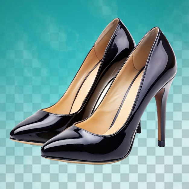 Womens black high heel shoes