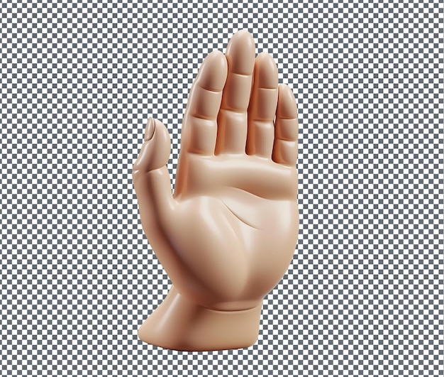 PSD wonderful clapping hands isolated on transparent background