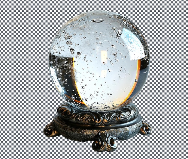 PSD wonderful oracles crystal ball isolated on transparent background