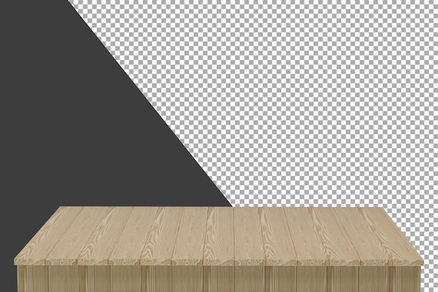 wood board 3d rendering isolated