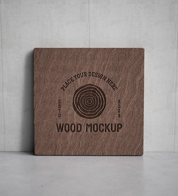 Wood board logo