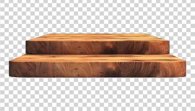 Wood Slab isolated on transparent background PNG