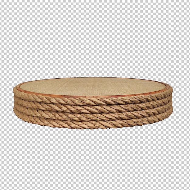 Wooden 3d podium no background png