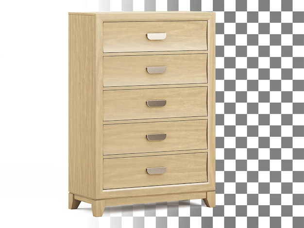 Wooden bedroom furniture designed in American style