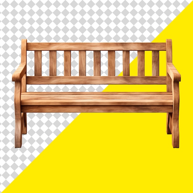 wooden bench