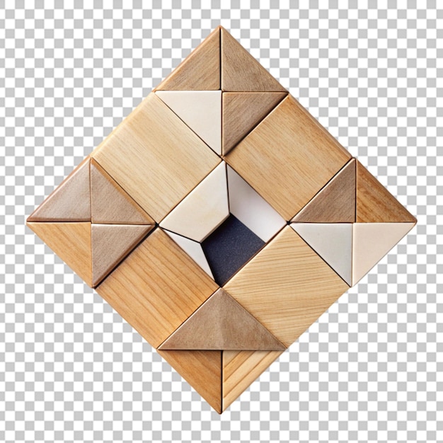 PSD a wooden block