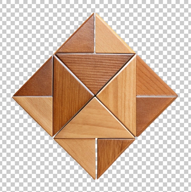 PSD a wooden block