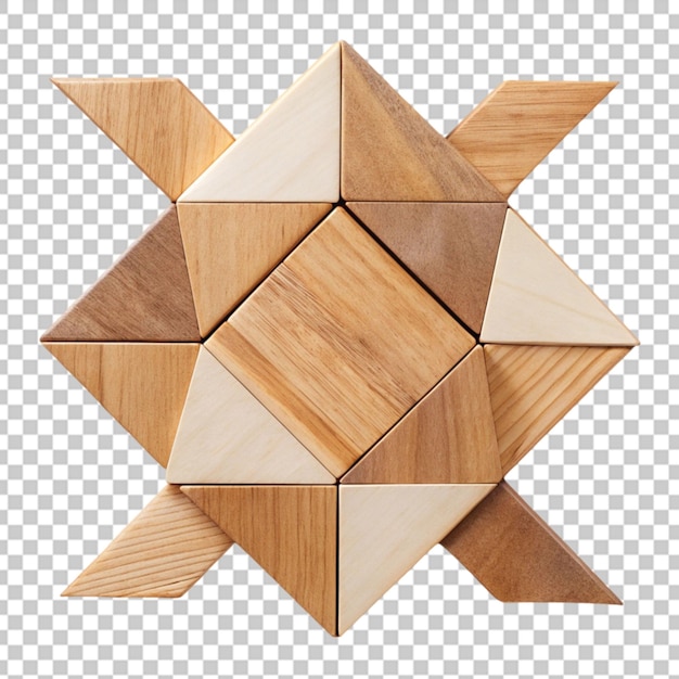 PSD a wooden block