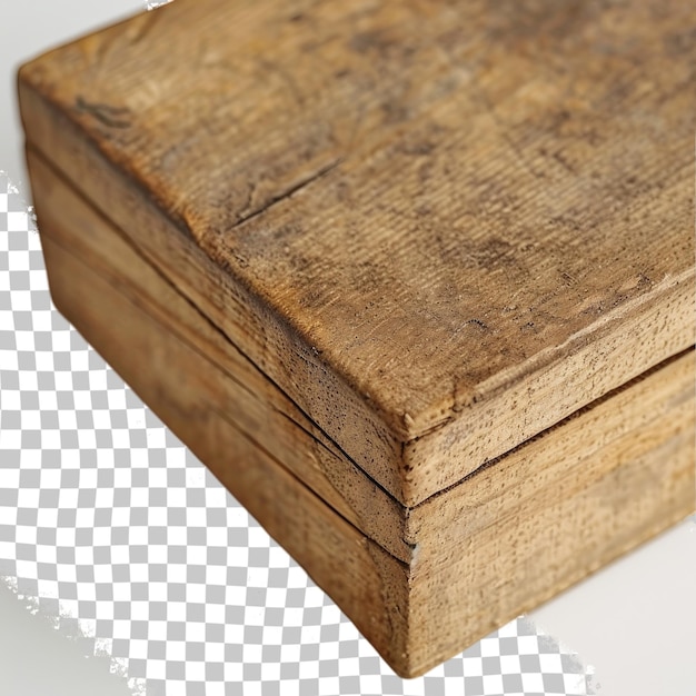 a wooden box with a wooden cover that says  the bottom of it