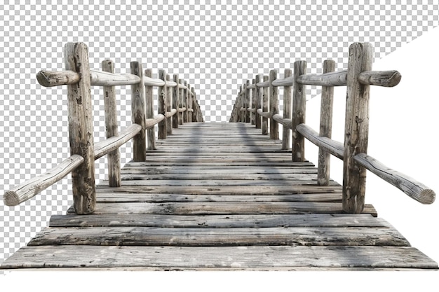 PSD a wooden bridge with a wooden plank that says quot wooden quot