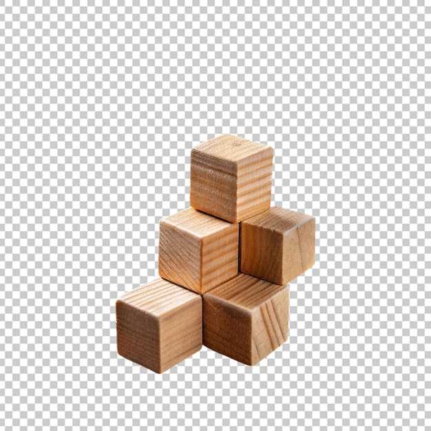 Wooden building blocks