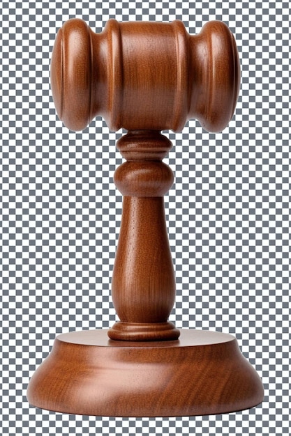 PSD a wooden gavel