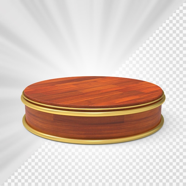 Wooden Podium 3D