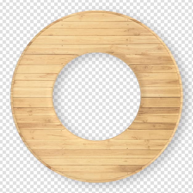 Wooden Sign 3D Render