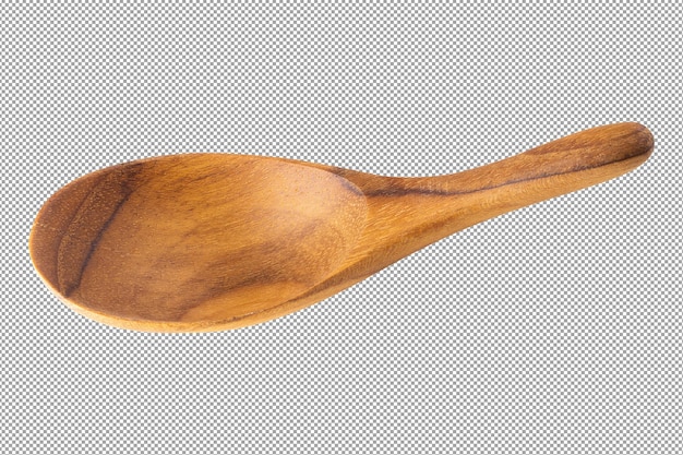 Wooden Spoon isolated on a transparent background