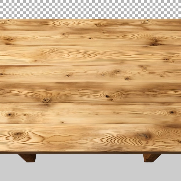 Wooden Table on Transparent background Ai Generated