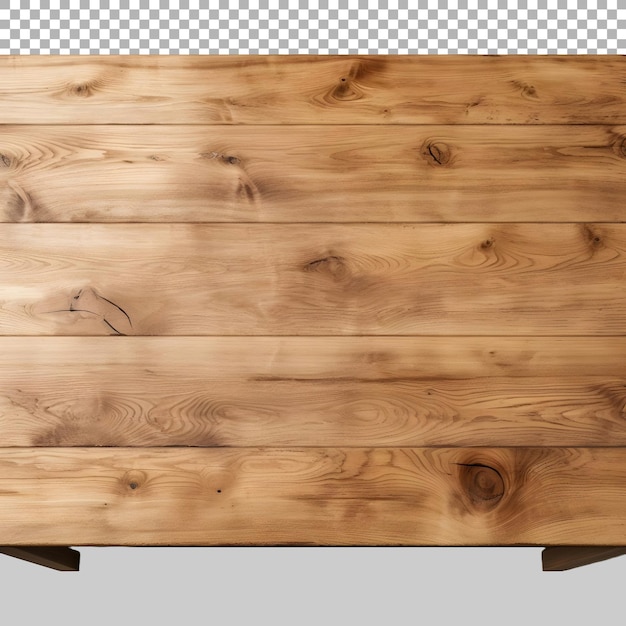 Wooden Table on Transparent background Ai Generated