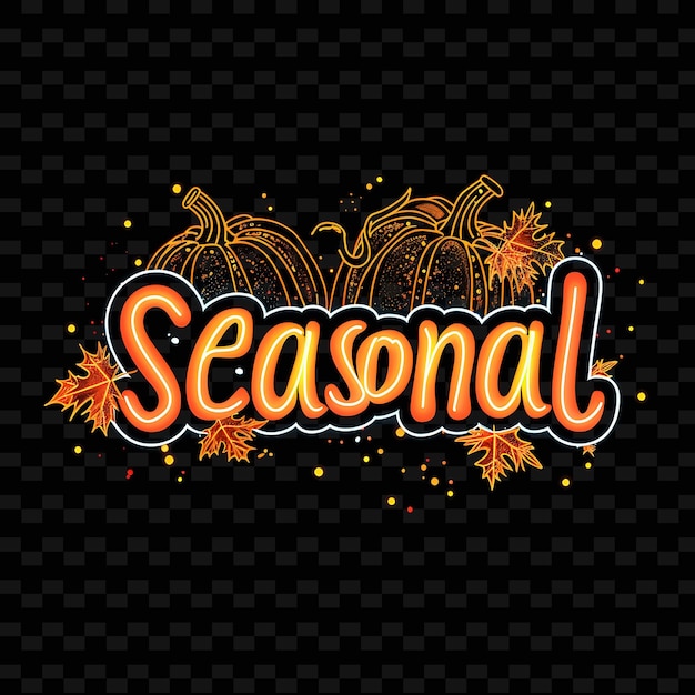 PSD the word season is on the black background