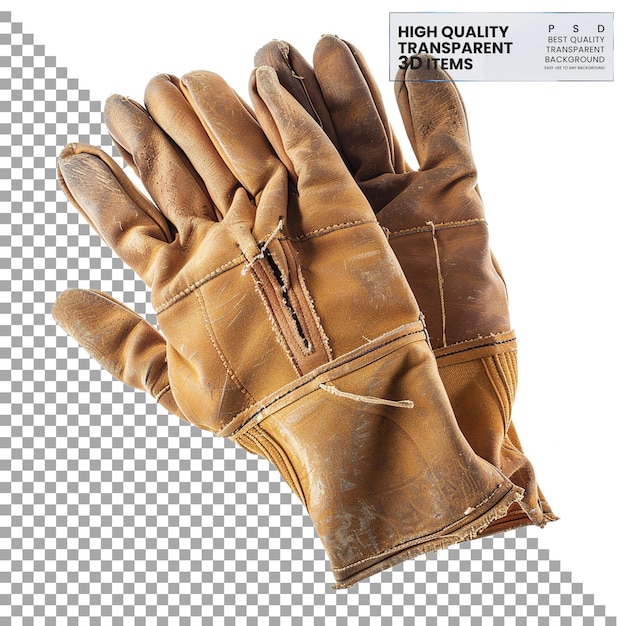 PSD work gloves gloves worn to protect hands during work on transparent background