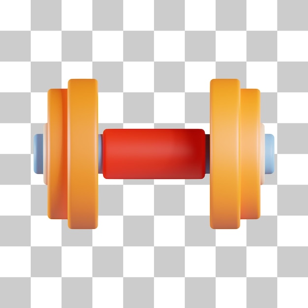 Workout Dumbbell 3D Icon