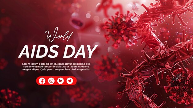 PSD world aids day aids awareness 1st december world aids day