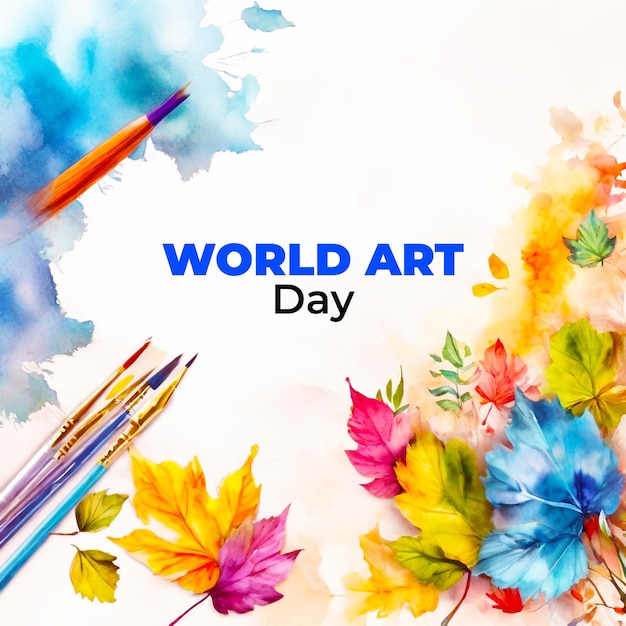 World art day social media post