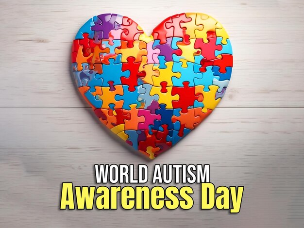 world autism awareness day social media banner