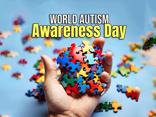 world autism awareness day social media banner