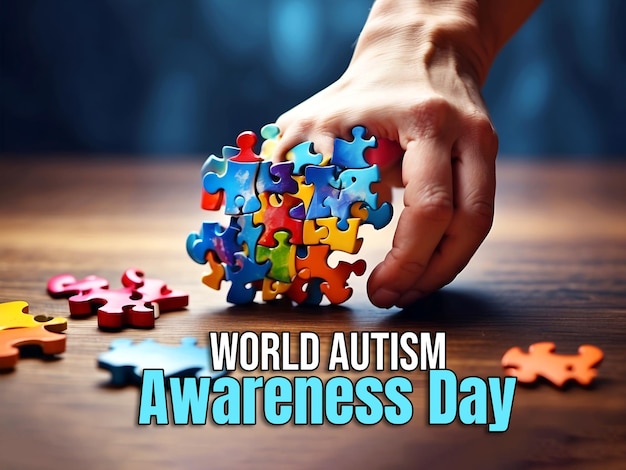 world autism awareness day social media banner