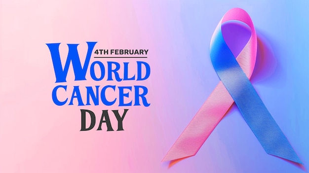 World cancer day awareness social media poster template design