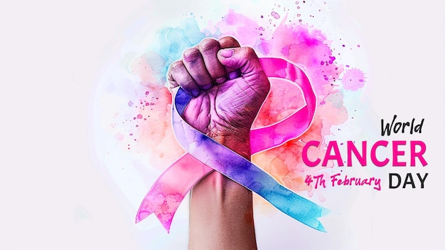 PSD world cancer day creative banner design