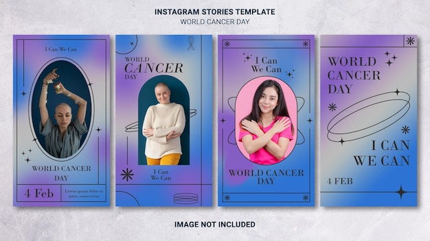 World Cancer Day Stories Social Media Template