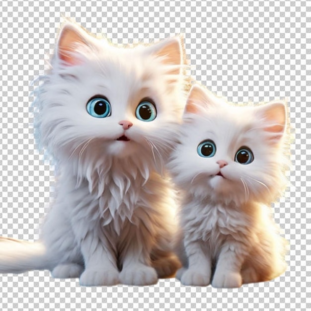 PSD world cat day png illustrations